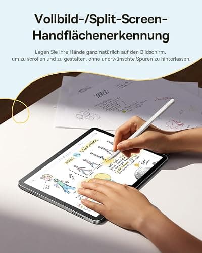 Baseus iPad Stift mit Magnetische Kabelloser Ladefunktion, 17H Akkulaufzeit, Palm Rejection, Stylus Pencil für iPad Pro 12,9'' 3-6 Gen. /11'' 1-4 Gen. /i Pad Air 4 5/ Mini 6 thumbnail 6