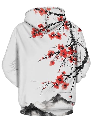 Kasbao Graphic Hoodies for Men Sweatshirts Unisex Mens Hoodies Pullover for Teen Boys 16-18 Cool Designer thumbnail 2