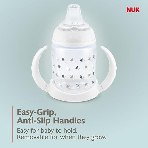 NUK Learner Cup, 6+ Months, Timeless Collection, Amazon Exclusive, 5 Oz, Pack of 2 – BPA Free, Spill Proof Sippy Cup thumbnail 7