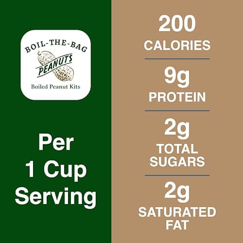 Boiled Peanuts Kit | Contains Premium In Shell Peanuts, Salt, and a Unique Seasoning Blend in a Muslin Cooking Bag | 2 Kits of Original Flavor thumbnail 7