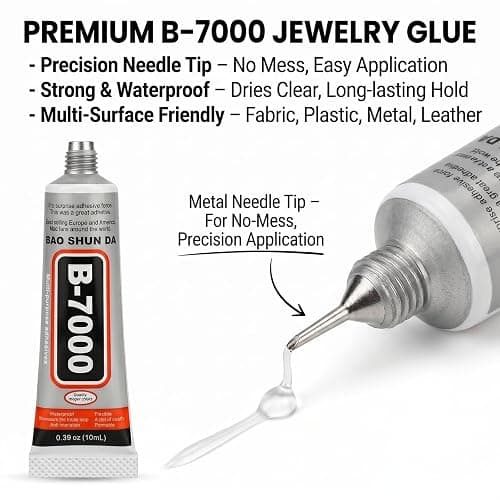 Resin Rhinestones for Bedazzling Kit, 3mm Flatback Gems Diamond Art Accessories with B7000 Glue and Tools for Nail Art, Clothes, Shoes, Crafts (28 Cells) thumbnail 4