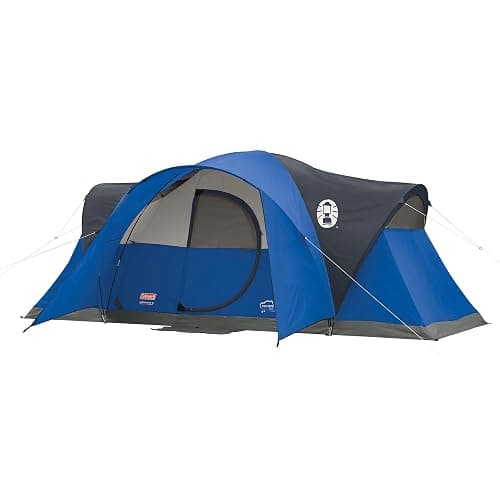 Coleman Montana Camping Tent, 6/8 Person Family Tent with Included Rainfly, Carry Bag, and Spacious Interior, Fits Multiple Queen Airbeds and Sets Up in 15 Minutes - Image 1