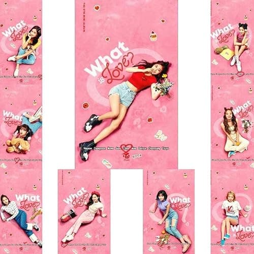 Twice What is Love? 5th Mini Album 2 Version SET PhotoBook+5p PhotoCard+1p Scratch PhotoCard+Lyrics Book+1p Clear PostCard+1p Sticker+Tracking Sealed thumbnail 2