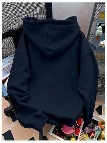 SOLY HUX Women's Bow Hoodies Pullover Long Sleeve Hooded Fall Sweatshirts Cute Preppy Clothes thumbnail 2