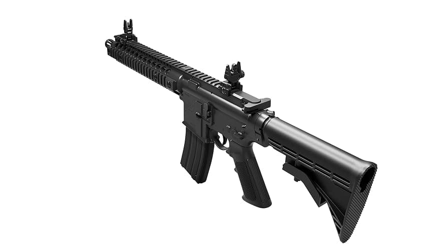 Crosman CFAR1B Full Auto R1 CO2-Powered BB Air Rifle, Black thumbnail 6
