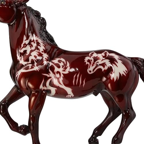Breyer Traditional Series | Beowulf | 2024 Halloween Horse | Glow in The Dark | Horse Figurine | Model #B-TR-10118 thumbnail 4