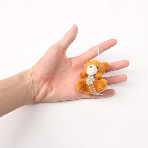 Juegoal 26 Pack Christmas Mini Animal Plush Toy Set, Cute Small Stuffed Animal Keychain Set, Goodie Bag Fillers, Carnival Prizes for Kids, Assortment Kid Valentine Gift Easter Egg Filter Party Favors thumbnail 4