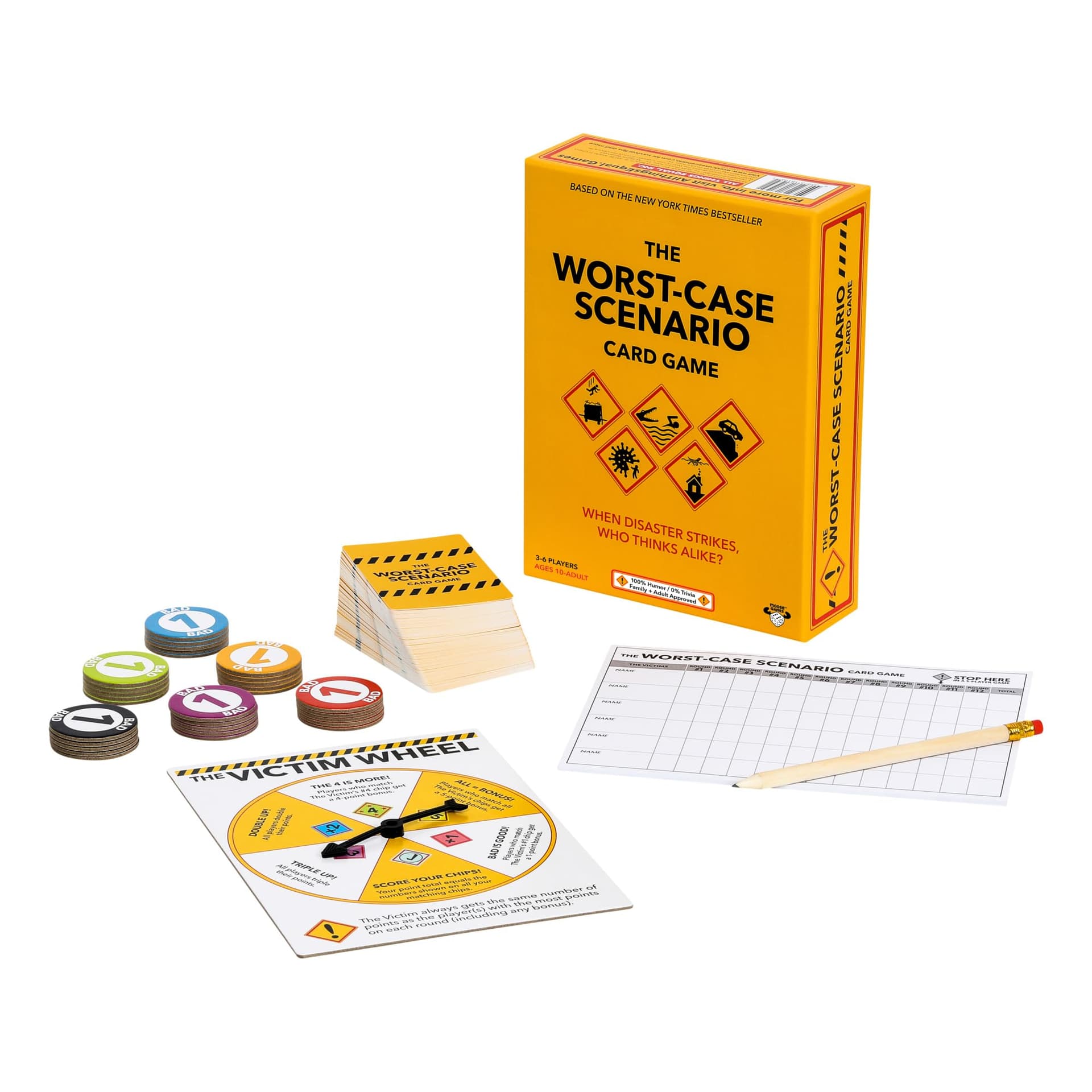 Moose Games The Worst Case Scenario Card Game | All-New Family/Party Game for Adults and Kids 10+ | 0% Trivia and 100% Humorous Fun thumbnail 2