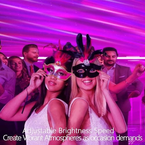 Aurora Northern Lights Projector: 60+ Light Effects White Noise Stars Sky Moon Lights for Bedroom Bluetooth Remote Timer Multi Colors, Mood Lighting Room & Classroom Decor thumbnail 7