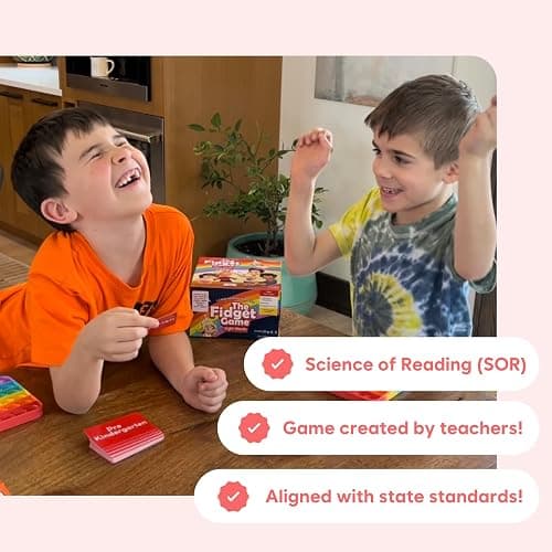 THE FIDGET GAME Sight Words Game - Reading Flashcards and Pop Fidget Toys for Kids K to Second Grade - Learning Activities and Games for High-Frequency Dolch Sight Words - Includes Mats and Dice thumbnail 3