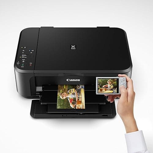 Canon Pixma MG3620 Wireless All-in-One Color Inkjet Printer with Mobile and Tablet Printing, Black - Black - Printer thumbnail 4