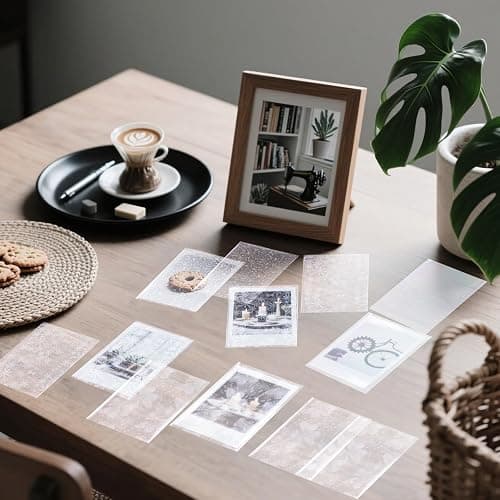 VZYUVY 300PCS Kpop Photocard Sleeves, 65x90mm Transparent Holographic Card Sleeves thumbnail 6
