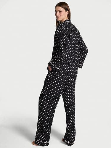 Victoria's Secret Flannel Pajama Set, Long Sleeve Button Down Shirt & Pants, Sleepwear for Women (XS-XXL) thumbnail 4