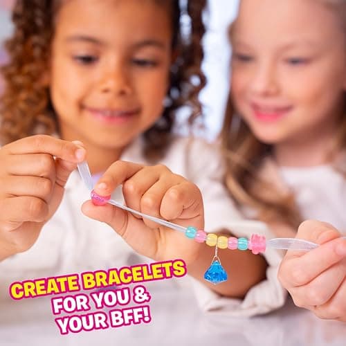 Funlockets Secret Jewellery Box with Voice Recorder - Kids Accessories & Activity Set with Lock & Keys - Unlock 25+ Surprises from Charm Bracelets to Cool Stickers & Record Messages - Children Ages 5+ thumbnail 8