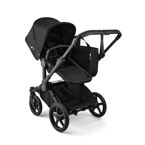 Bugaboo Donkey 6 Single-to-Double Convertible Stroller - Heritage Black | Side-by-side design, newborn and toddler use, XL storage basket, one-hand steering - Image 1