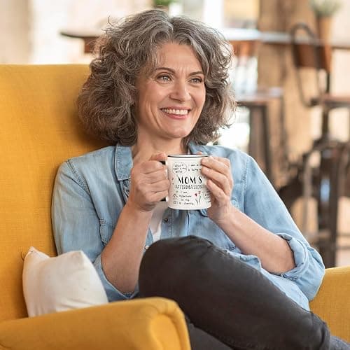 Shqiueos Christmas Gifts for Mom - Inspirational Affirmation Coffee Mug 11oz with Positive Quotes, Birthday & Mother's Day Gift for Moms, Mama, Step Mom, Wife, New Moms Self Care Appreciation Cup thumbnail 7