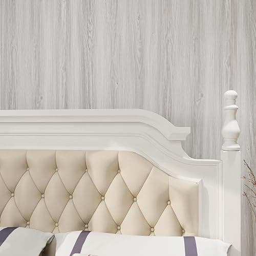 auxua Wood Grain Peel and Stick Floor Tiles – 11.8” Width, Full Roll Length of 394" – Versatile Design for Any Space, Light Color Self Adhesive Vinyl Flooring, Waterproof and Non-Slip Features thumbnail 6