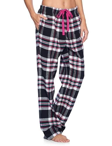 Ashford & Brooks Women's Super Soft Flannel Plaid Pajama Sleep Pants thumbnail 4