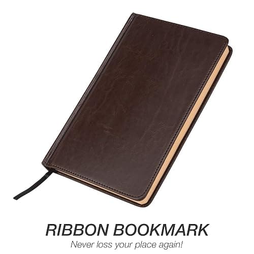 Samsill Vintage Hardcover Notebook, 200 Lined Notebook Pages, Brown, 5.25 x 8.25 Inch thumbnail 7