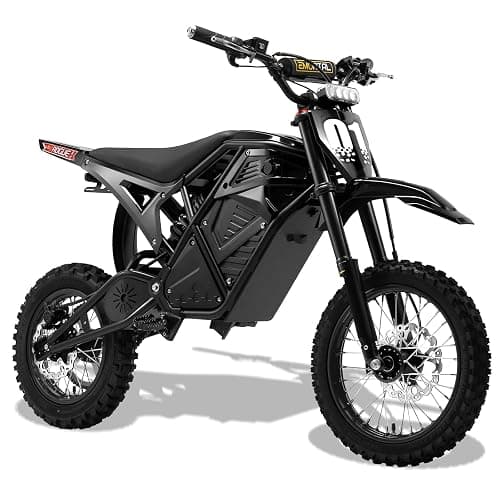 YJOVELA Electric Dirt Bike for Teens Adults, 3600W 3 Speed Mid-Drive Motor E Dirt Bike, 38MPH Off-Road Electric Motorcycle, 48V 23Ah Battery 53 Miles Long Range Dual Hydraulic Nitrogen Shock Absorbers - Image 1