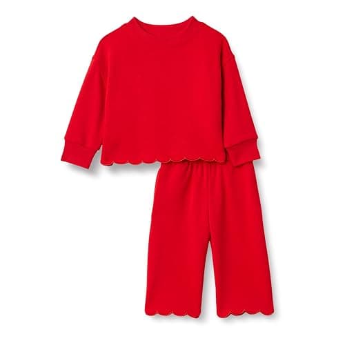 Amazon Essentials x Sofia Grainge Toddlers and Baby Girls' French Terry Pant and Top Set - Image 1