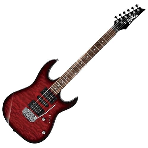 Ibanez GIO Series GRX70QA - Transparent Red Burst - Image 1