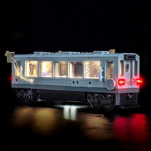 Hilighting Upgraded Led Light Kit Compatible with Lego Doc Ock Subway Train Scene Building Set, Lights Decoration Compatible with Lego 76321 (Model Not Included) thumbnail 3