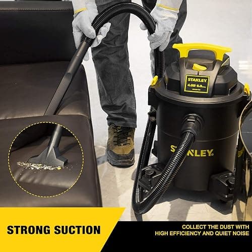 Stanley - SL18116P Wet/Dry Vacuum, 6 Gallon, 4 Horsepower Black thumbnail 6