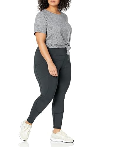 Amazon Essentials Women's Active Sculpt Workout High Rise Full Length Leggings with Pockets (Available in Plus Size) thumbnail 7