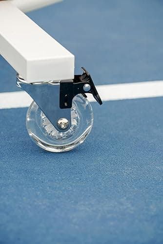 Harmony Pickleball Portable Pickleball Net for Driveway, Street, Court, or Park Play, Outdoor Weather Resistant Netting, Heavy-Duty Tensioners, Stylish Leather Accents, Canvas Travel Bag thumbnail 7