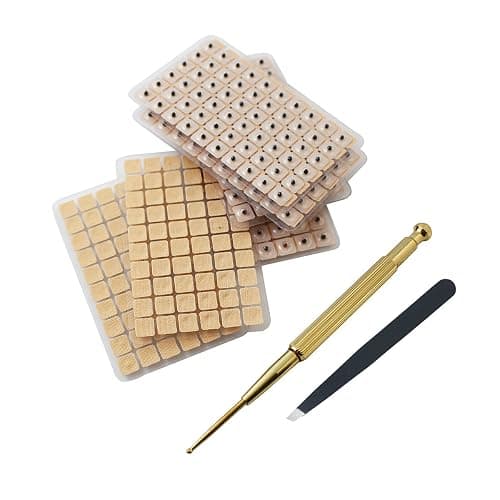 Multi-Condition Ear Seeds Acupuncture Kit 600 Counts, eBook Placement Chart, Probe, Acupressure Ear Chart, Tweezers thumbnail 2