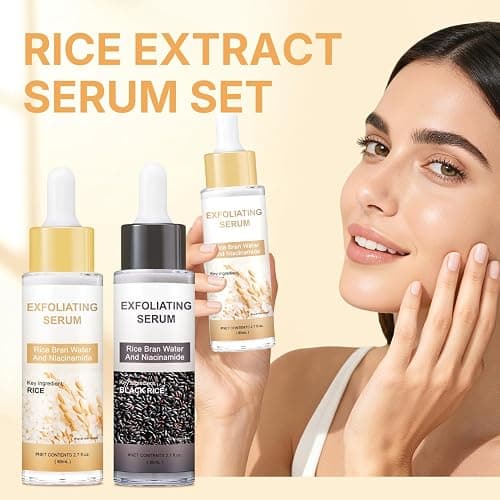 Peel Shot Glow Rice Ampoule Duo - Black & White Rice Exfoliating Serum with Rice Extracts, Gently Exfoliates & Refines Pores, Deeply Hydrates for Most Skin Types, 2.7 Fl Oz- 2Pack thumbnail 7