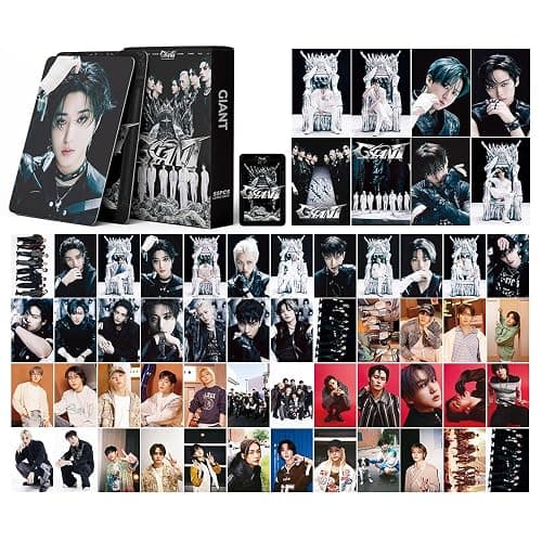eTel Like 5 Pack/275 Pcs Stray Kids New Lomo Card Photocards Greeting Card with Postcards Box thumbnail 4