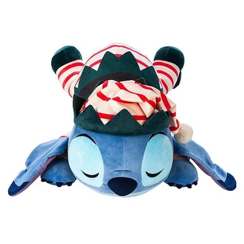 Disney Store Official Stitch Festive Cuddleez Soft Toy, Lilo & Stitch, 61cm/24”, Large Cuddly Plush Character Figure, Suitable for Ages 0+ - Stitch Festive thumbnail 3