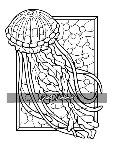 Color by Number Animals: Adult Coloring Book with Cats, Dogs, Birds, Butterflies, Horses, Sloths, and Many More for Stress Relief and Relaxation thumbnail 9