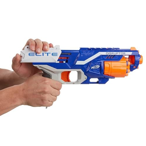 NERF Disruptor Elite Blaster - 6-Dart Rotating Drum, Slam Fire, Includes 6 Official Nerf Elite Darts - for Kids, Teens, Adults (Amazon Exclusive) thumbnail 6