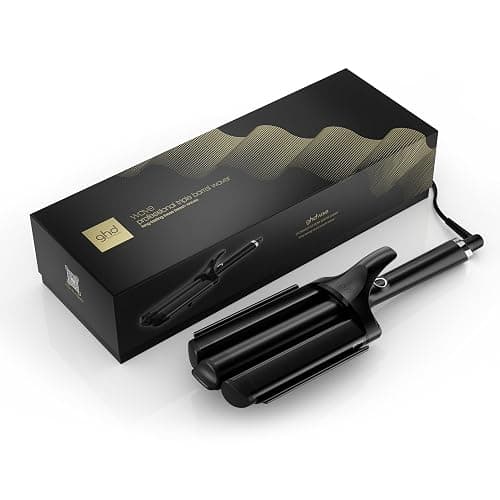 ghd Wave Triple Barrel Waver in Nero - Per Onde Morbide e Naturali Effetto Beach Waves Che Durano Tutto il Giorno - Per Tutti i Tipi di Capelli - (Spina EU) - Image 1