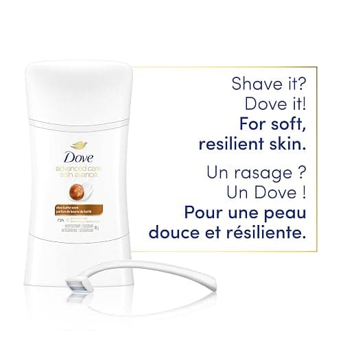 Dove Advanced Care Antiperspirant Deodorant for Women Shea Butter Scent with Pro-Ceramide Technology for Soft, Resilient Skin, 45g thumbnail 7