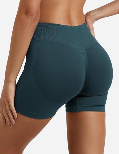 YEOREO SoftHue Women Workout Gym Impact Shorts Hidden Scrunch Butt Lifting 2.5"/3.6"/4.5"/6" Seamless Shorts thumbnail 2
