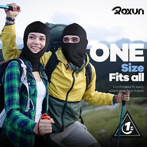 ROXUN Balaclava Ski Mask, 5 Pack Neck Gaiter Motorcycle Scarf, Summer Cooling UV Protector Men/Women thumbnail 5