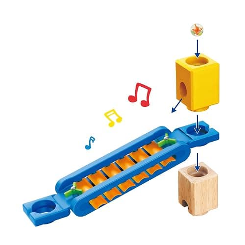Hape Wooden Quadrilla Super Spirals Marble Run STEM Toy for Kids 4+ Years thumbnail 7
