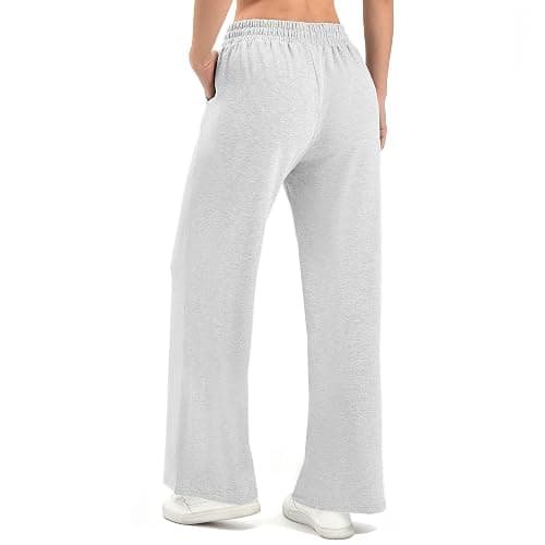 SINOPHANT Women's Wide Leg Sweatpants – High Waisted Baggy Lounge Pants with Pockets Soft Stretchy Fabric Sizes XS-XL thumbnail 2