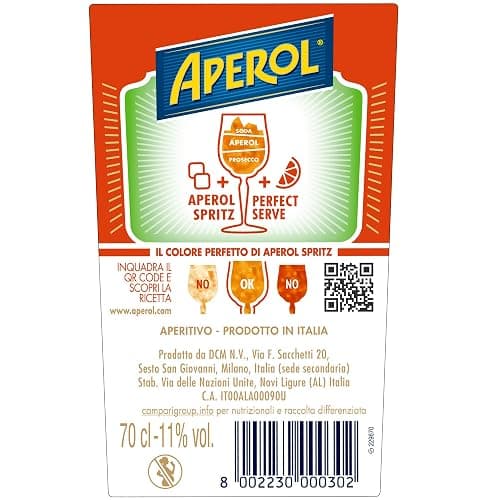 Aperol - Aperitivo Alcolico per Spritz, 70 cl, 11% Vol thumbnail 8