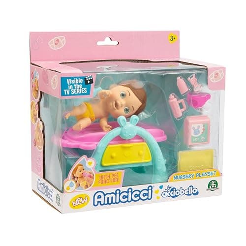 Cicciobello Amicci Nursery Time Pipi Amc02000, Giochi Preziosi Amc02000 Playset for Changing Their Diaper Comfortably, for Children From 3 Years Old, Amc02000 thumbnail 2