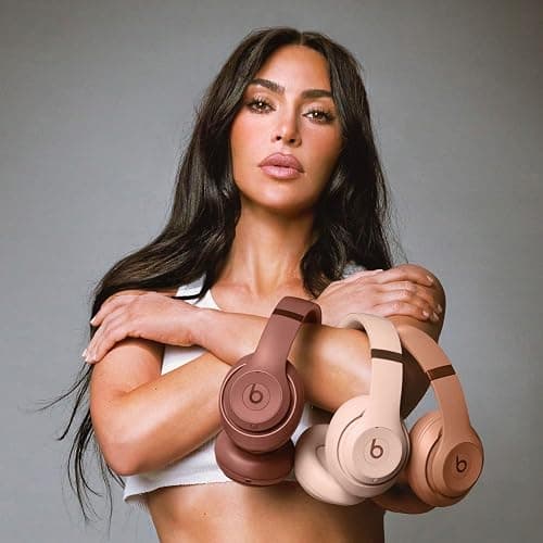 beats Studio Pro x Kim Kardashian – Bluetooth Noise Cancelling Headphones, Personalized Spatial Audio, USB-C Lossless Audio, Apple & Android Compatibility, Up to 40 Hours Battery Life – Moon - Moon - Studio Pro - Without AppleCare+ thumbnail 4