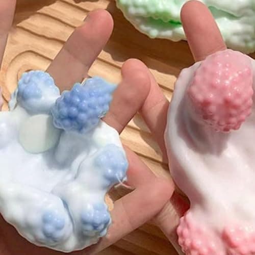 Stress Balls for Kids, 2PCS Shapeable Grape Stress Ball, 2.4 Inch Soft Squish Balls, Relief Squeeze Toys for Party Favors Gifts, Style 1 thumbnail 6