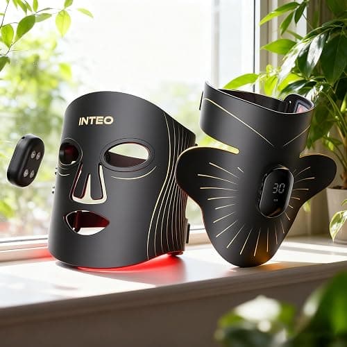 Red Light Therapy for Face and Neck, 4 Modes Cordless Face Mask Light Therapy with Neck Masks, 850nm Infrared & Red Light Mask, 2000mAh Rechargeable Light Therapy Skin Care at Home (680 Beads) thumbnail 9