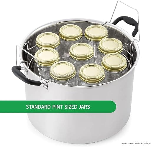 Prep•N•Cook by McSunley 21.5Qt Induction Stainless Steel Water Bath Canner thumbnail 5