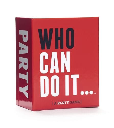 DSS Games Who Can Do It [A Party Game | Compete with Your Friends to Win These Challenges | Adult Game | Great for White Elephant, Friendsgiving, Stocking Stuffers, Holiday Parties] - Image 1