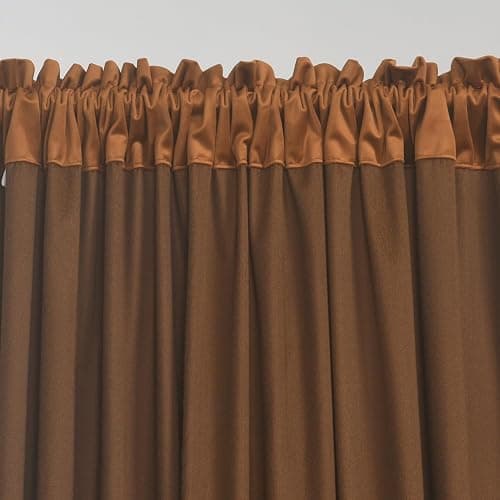 Roslynwood Brown Velvet Curtains 84 inches Length - Curtains Block Light Rod Pocket Thermal Insulated Window Panels Soft Curtain Drapes for Holiday Decor, W52 x L84, 2 Panels thumbnail 8